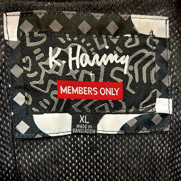 MEMBERS ONLY K. Harring (Keith Harring) Jacket - Picture 3 of 4